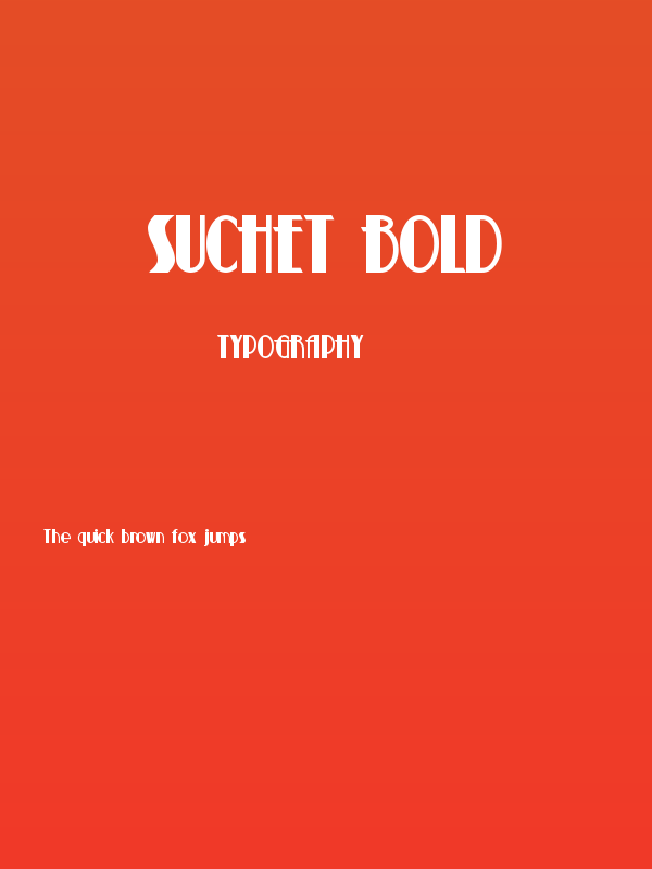 Suchet Bold Poster