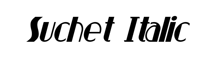 Suchet Italic  नि: शुल्क फ़ॉन्ट्स डाउनलोड