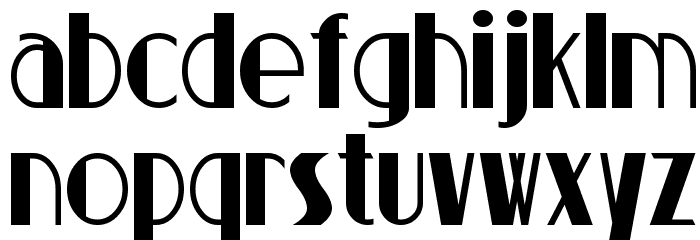 Suchet Font LOWERCASE
