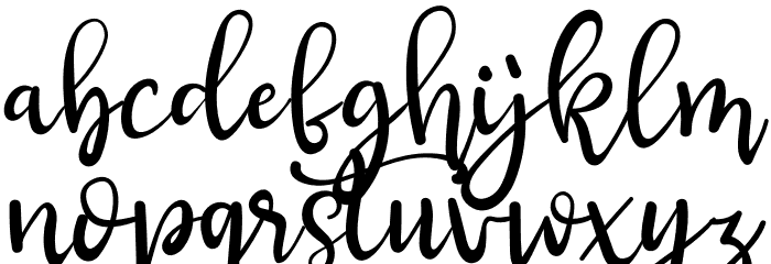 Suci Marwati Font LOWERCASE