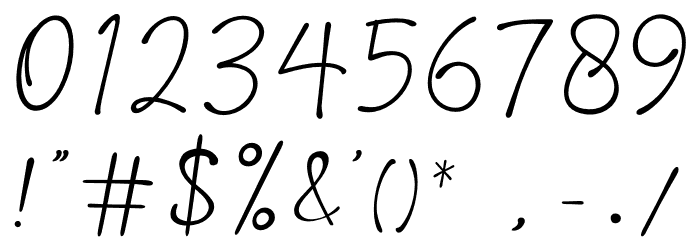Sucillia Font OTHER CHARS