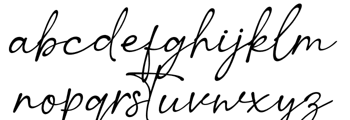 Sucillia Font LOWERCASE