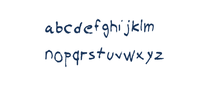 Sucked Dry Medium Lowercase