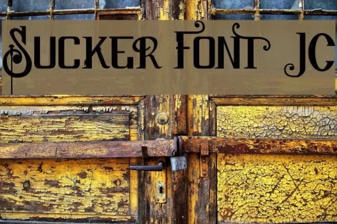 Sucker Font JC Example 3