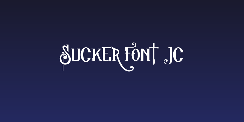 Sucker Font JC Social Header