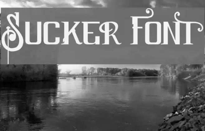 Sucker Font Fuentes examples