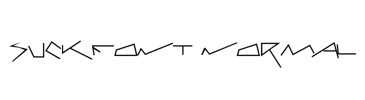 Suckfont Normal  免费字体下载