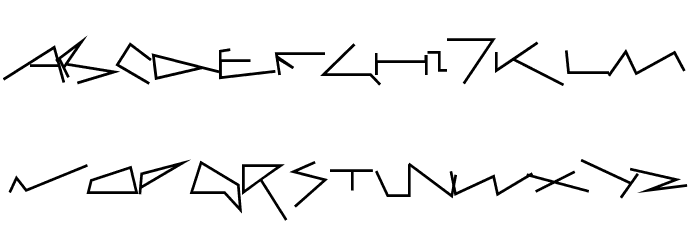 Suckfont Normal Font LOWERCASE