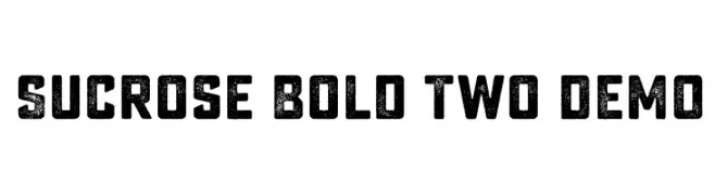 Sucrose Bold Two DEMO  Free Fonts Download
