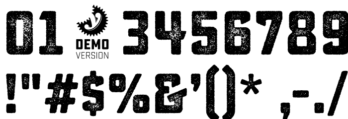 Sucrose Bold Two DEMO Font OTHER CHARS