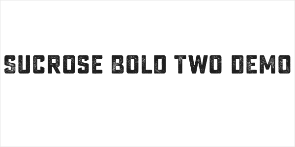 Sucrose Bold Two DEMO Logo