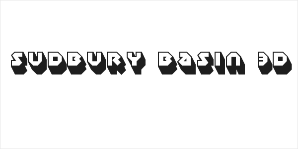 Sudbury Basin 3D Logo