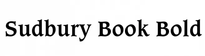 Sudbury Book Bold  لخطوط تنزيل