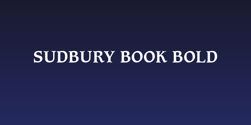 Sudbury Book Bold Social Header