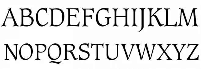 Sudbury Light Font UPPERCASE