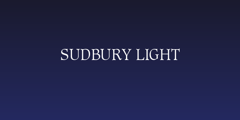 Sudbury Light Social Header