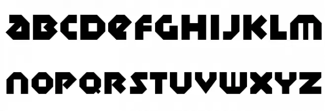 SudburyBasin-Regular Font LOWERCASE