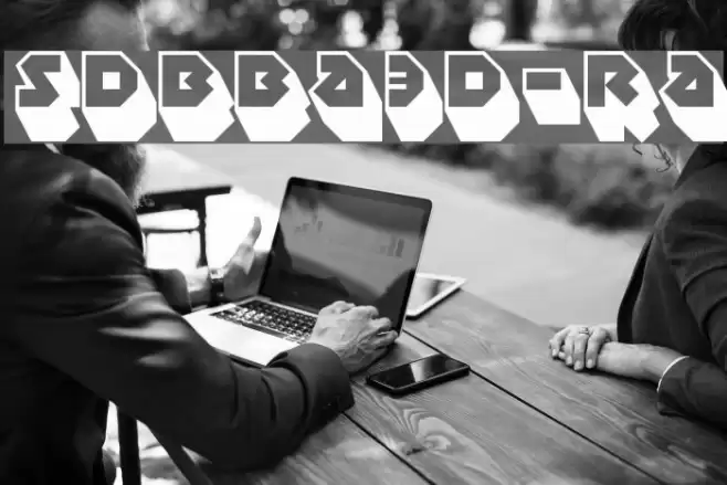 SudburyBasin3D-Regular Font examples