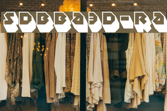 SudburyBasin3D-Regular Font examples