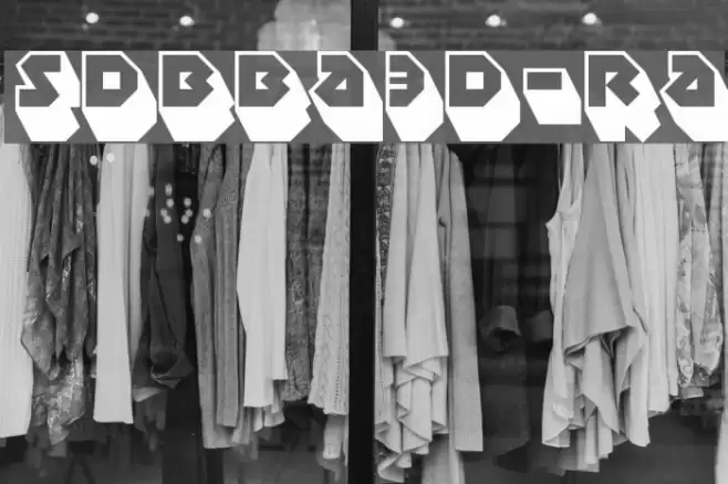 SudburyBasin3D-Regular Font examples