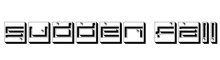 Sudden Fall  font caratteri gratis