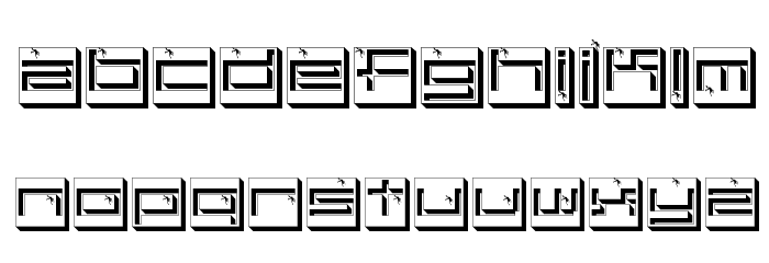 Sudden Fall Font LOWERCASE