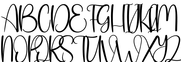 Suddenly Font UPPERCASE