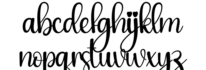 Suddenly Font LOWERCASE
