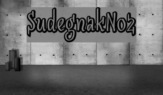 SudegnakNo2 Шрифта examples
