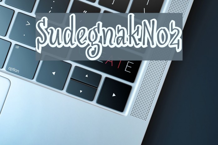 SudegnakNo2 Шрифта examples