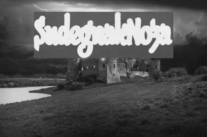 SudegnakNo3a Font examples