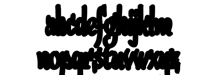 SudegnakNo3a フォント 小文字