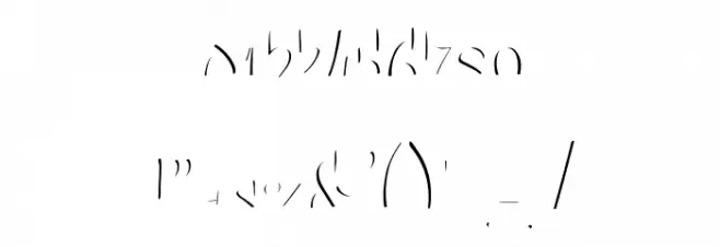 SudegnakNo3c Font OTHER CHARS