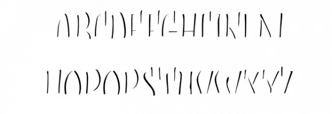 SudegnakNo3c Шрифта ВЕРХНИЙ