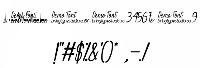 Suditha Signature Font OTHER CHARS