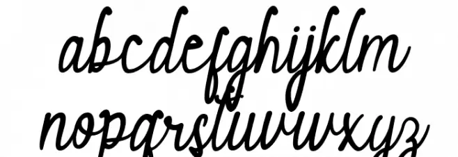 Suditha Signature خط أحرف صغيرة