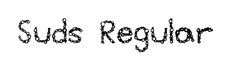 Suds Regular  font caratteri gratis