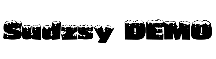 Sudzsy DEMO  Frei Schriftart Herunterladen
