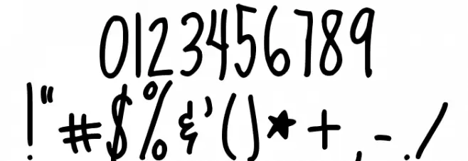 Sue Ellen Francisco Font OTHER CHARS