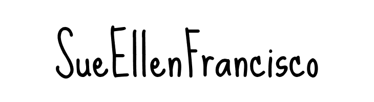 Sue Ellen Francisco  नि: शुल्क फ़ॉन्ट्स डाउनलोड