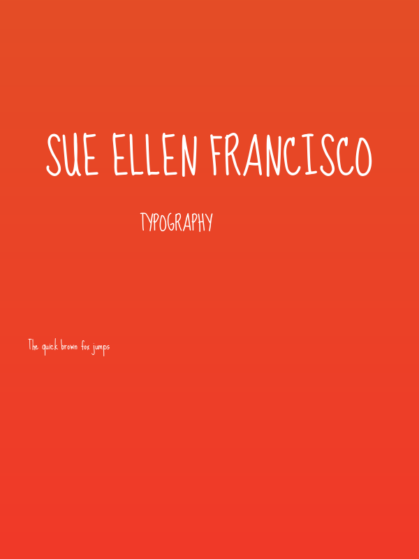 Sue Ellen Francisco Poster