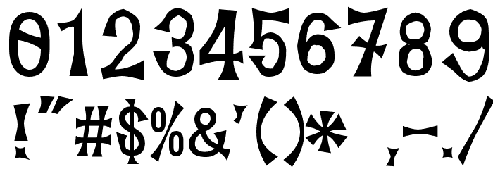 Suehirogari Font OTHER CHARS