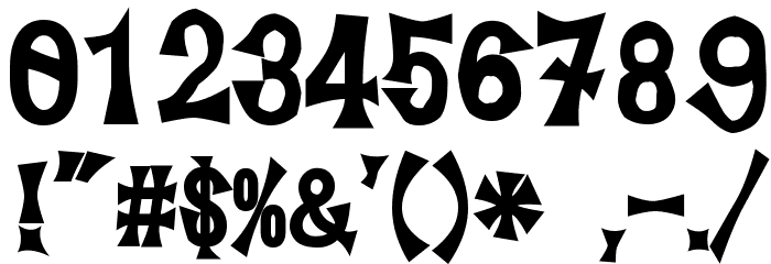 SuehirogariBold Font OTHER CHARS