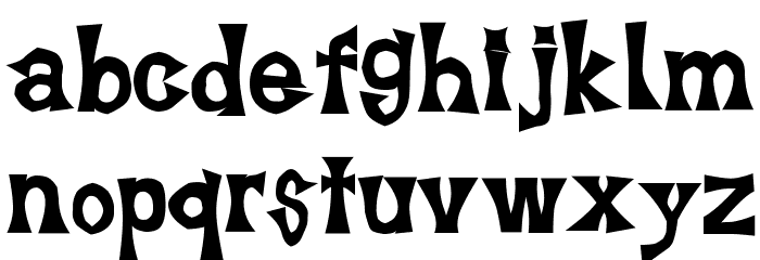 SuehirogariBold Font LOWERCASE