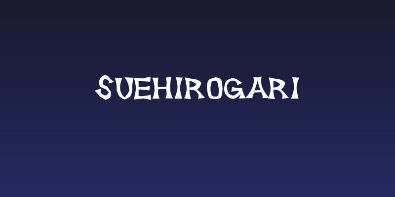 Suehirogari Social Header