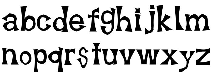 Suehirogari Font LOWERCASE