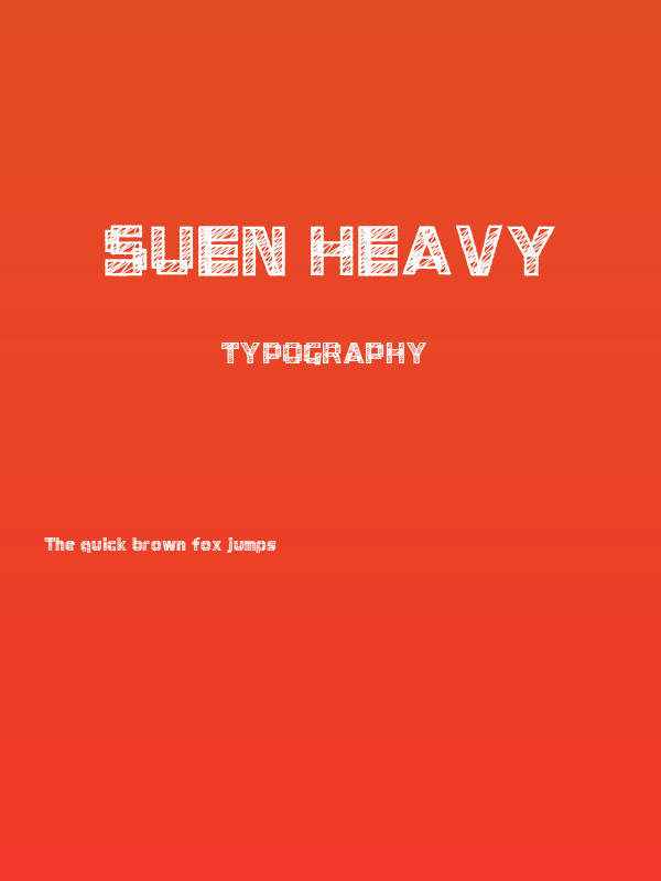 Suen Heavy Poster
