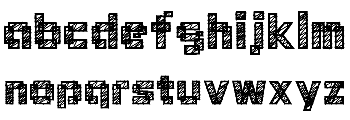 Suen Heavy フォント 小文字