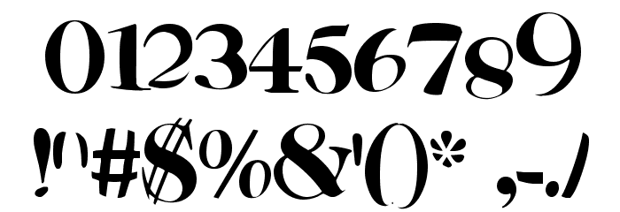 SuessFont Font OTHER CHARS