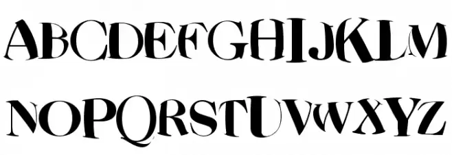 SuessFont フォント 大文字